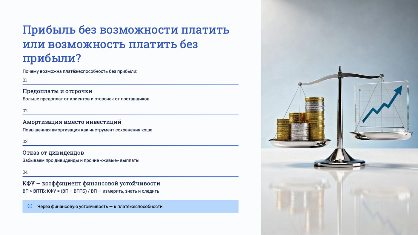 Прибыль и возможность платить