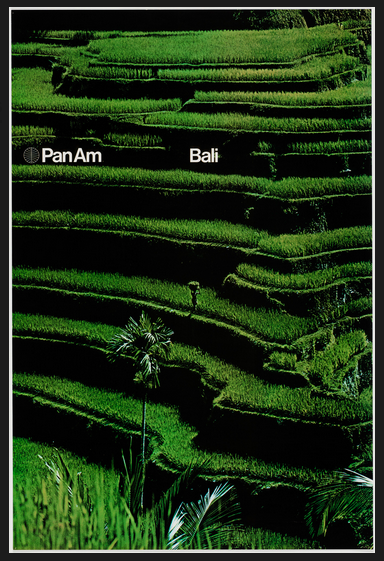 Ivan Chermayeff, Thomas Geismar. Pan Am Bali. 1972. Courtesy MoMA.