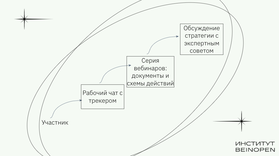 Схема работы участников Антикризисного акселератора
